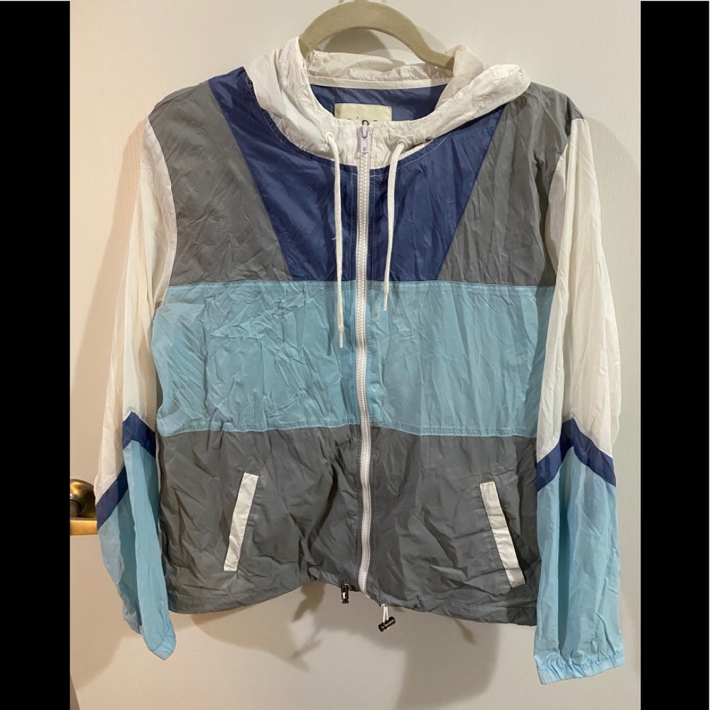 Colorblock Windbreaker Jacket